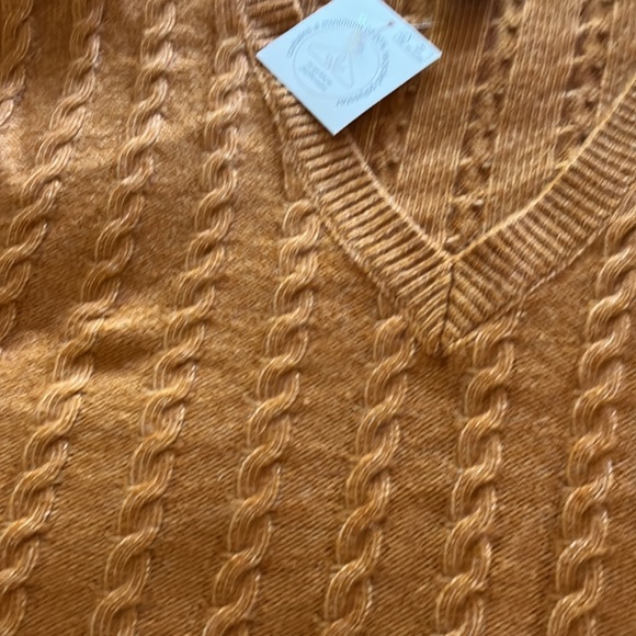 Cupcakes and Cashmere - V neck sweater vest Size: L - Picture 3 of 7